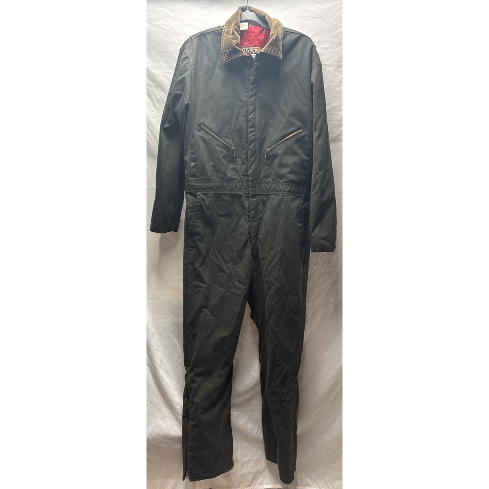 VTG Walls Blizzard Pruf Coveralls Mens Lg Tall Insulated Quilted USA Workwear